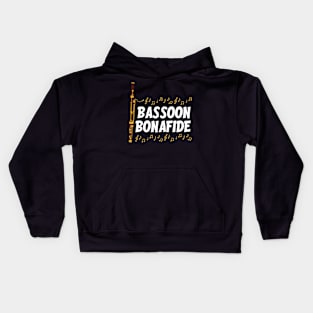 Bassoon Player Kids Hoodie